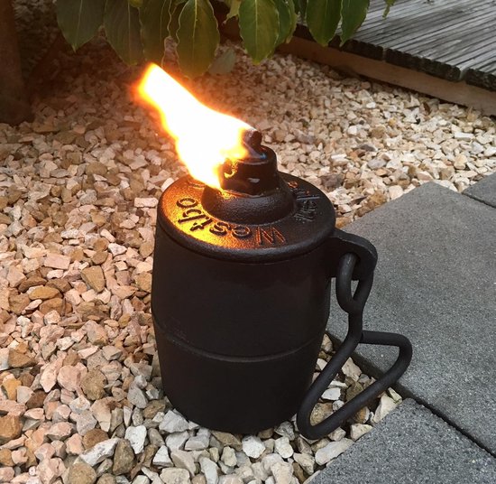 Westbo - Olielamp - 5kg - gietijzer - incl. lont van Westbo