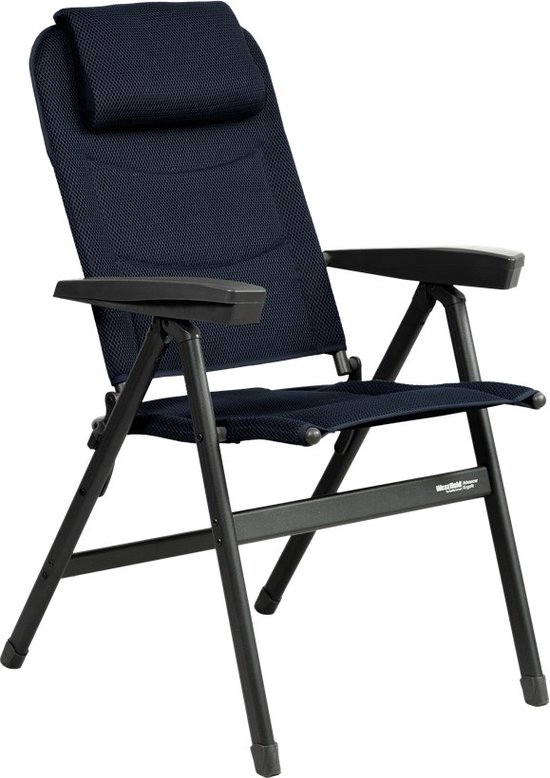 Westfield Performance Campingstoel Advancer Ergofit Night Blue - 150 kg draagvermogen - Compact opvouwbaar