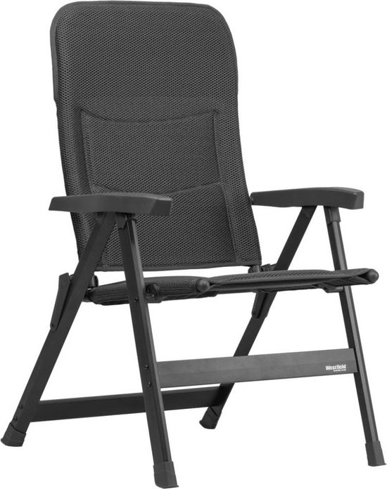 Westfield Performance Campingstoel Prince Dark Blue - Verstelbaar in 5 standen - 150 kg draaggewicht - Lichtgewicht van Merkloos