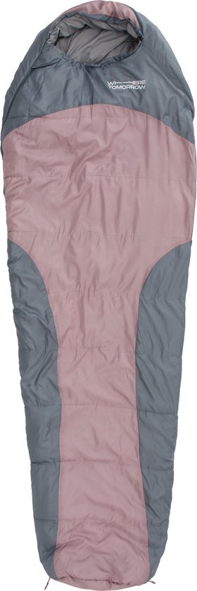 Where Tomorrow Camping Slaapzak Classic - Mummieslaapzak met zak - 230 x 80 x 55 cm - Rosé van Where Tomorrow