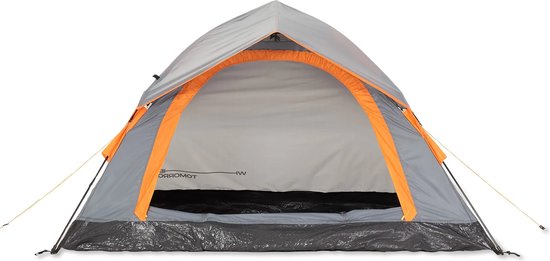 Where Tomorrow Pop Up Tent Werptent 210 X 190 X 110 Cm - Grijs - 3 Persoons van Where Tomorrow