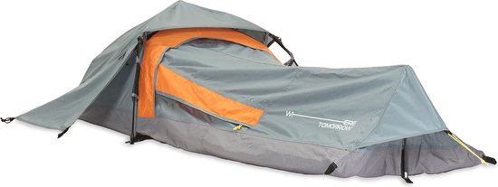 Where Tomorrow Solo Tent220X80X50 Cm- Grijs - 1 Persoons van Merkloos