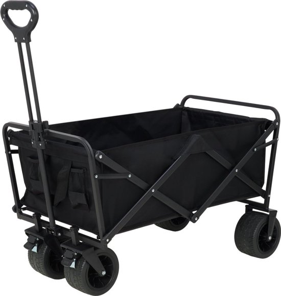 White-Label® Bolderkar Opvouwbaar - Bolderwagen Luchtbanden - Bolderkarren - 100kg Draagvermogen van White-Label®