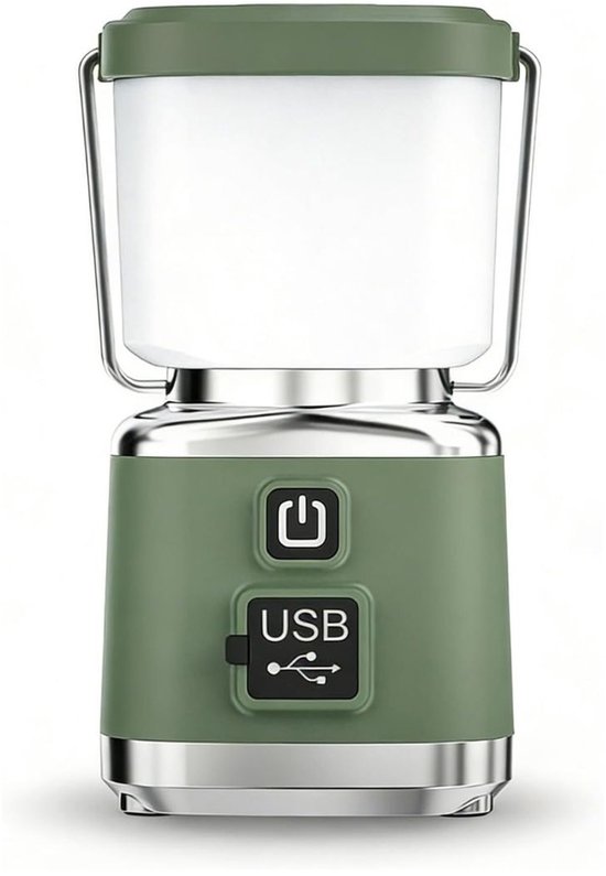 White-Label® Kampeerlamp - Camping Lamp - Kampeer Lantaarn - Noodlamp Oplaadbaar van Merkloos