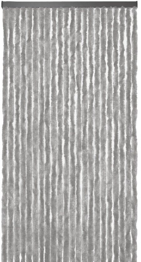 Wicotex Vliegengordijn kattenstaart - grijs - 90 x 220 cm - deurgordijn - insecten gordijn - Insectenwerende vliegengordijnen