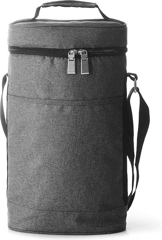 Wijnkoeler met Verstelbare Riemaansluiting Grijs Polyester Tweefase - SA5017387 van Hendi
