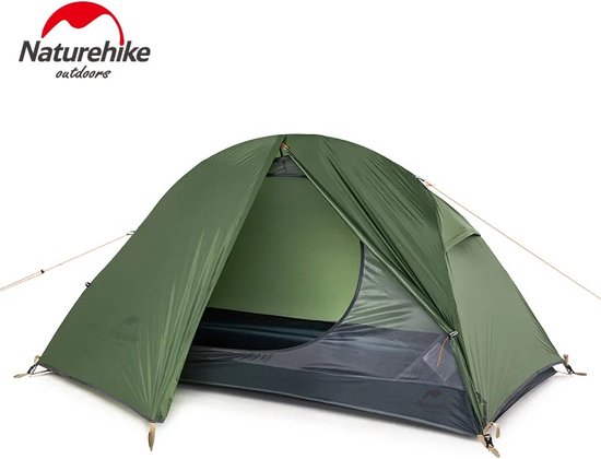 Wildor® Tent - Tunneltent - 1 Persoon - Lichtgewicht - Fietstent - Fietsvakantie - Kamperen - Camping - Draagbaar - van Wildor
