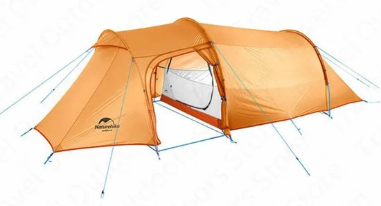 Wildor® Tunneltent - Tent - 2 personen - Kamperen - Camping - Bijzettent - Nylon - Draagbaar - Max 4kg - 1 Cabine van Wildor