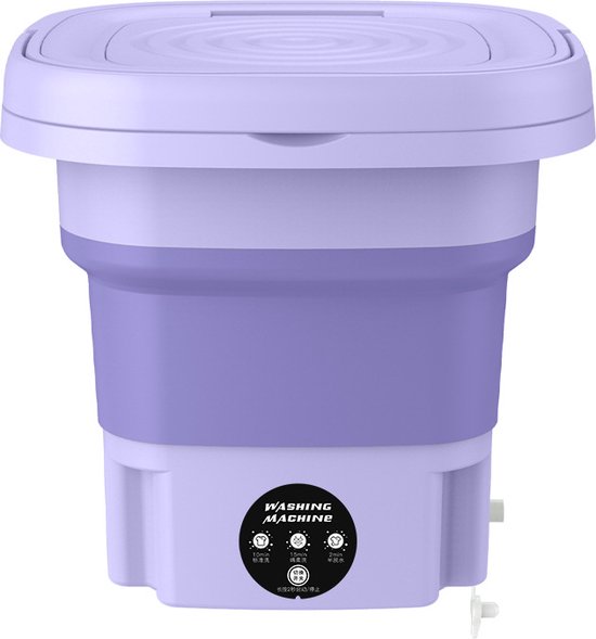 WILLSTORE® Mini Wasmachine - Automatische Compact met Centrifuge - Stil - Opvouwbare wasmachine - Energiezuinig - 8 liter van WILLSTORE