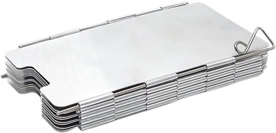 Windscherm, campingkooktoestel, campingkooktoestel, inklapbaar, met voorruit, voor buiten, gasfornuis, windscherm