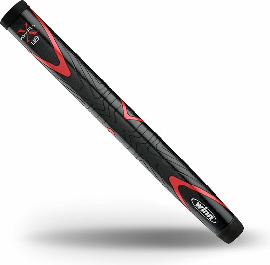 Winn Pro X 1.18 Putter Grip Zwart Rood van Winn
