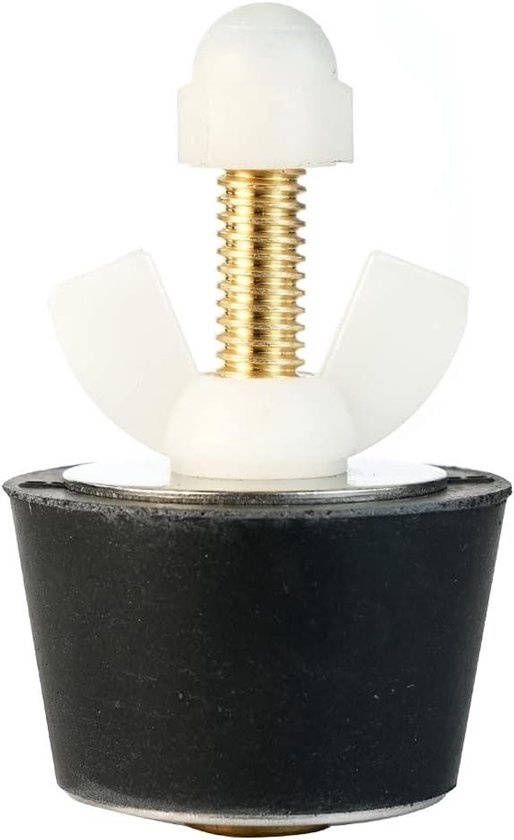 Winter Plug Blow Thru - Blaasplug Open Stamplug - Zwembad Winterklaar Maken - Met Schrader Valve - 1.5" Pijp van Merkloos