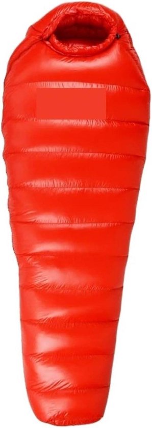Winter Slaapzak - Donzen Slaapzak Dons - Kamperen Buiten - Waterafstotende Stof - 210 x 80 cm - Roze