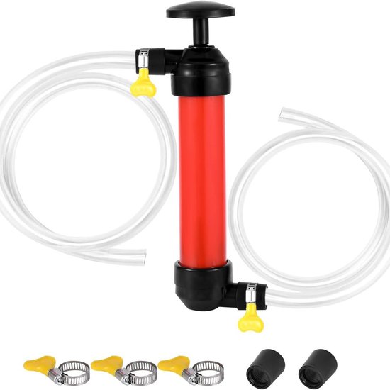 Winterse RV Handpomp Met 3 Gespen - Transparante 2 Slangen Camper Pomp - Antivries Aanhanger Waterreinigingsgereedschap - Winter Camper Onderhoud Accessoire - Betrouwbare En Duurzame Pompoplossing van ProPlus