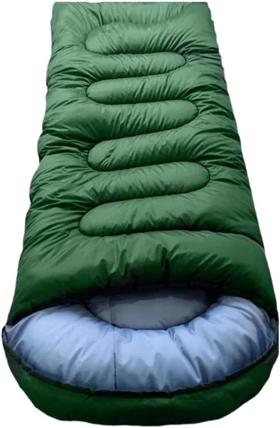 Winterslaapzak Katoen - Kampeerslaapzak Warm - Outdoor Kamperen - Verdikt Waterdicht - 35 kg - Blauw