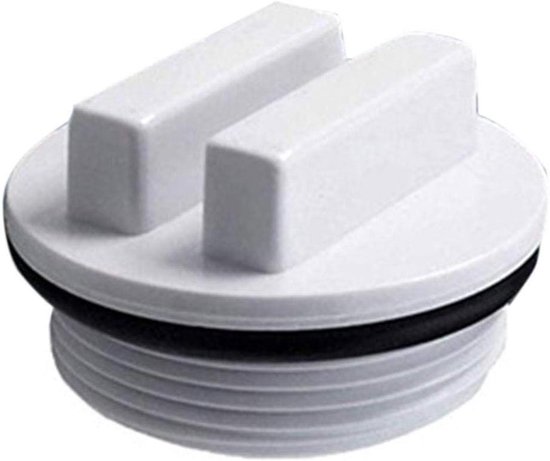 Winterstop Zwembad - Afsluitstop Nozzle - Leidingen Beschermen - Voorkomt Vrieschade - 1.5 inch - Wit van Merkloos