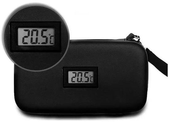 WiseGoods Premium Insuline Koeltas - Medicatie Pouch - Draagbare Koel Etui Met Temperatuurweergave - Voor Insulinepen - Zwart
