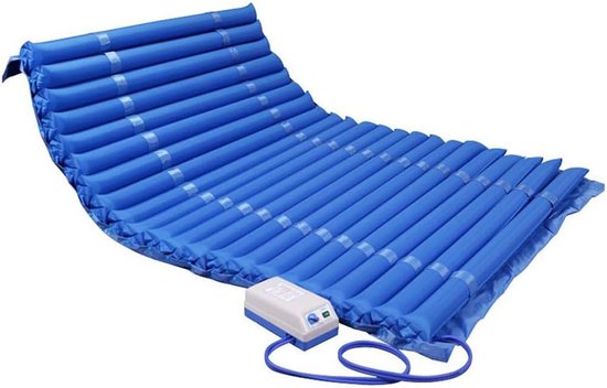 Wisseldruk Matras met Pomp voor Doorligpreventie - Luchtmatras 120 cm Breed