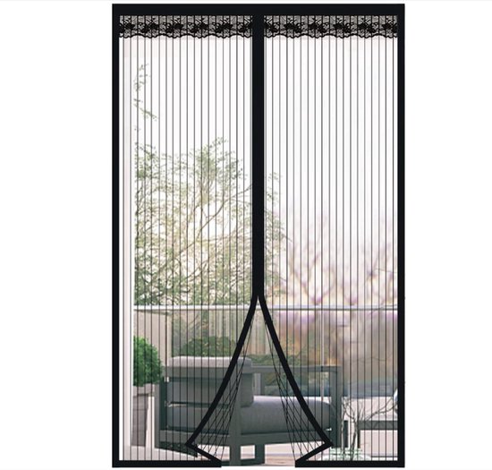 WNHB® Magnetisch Vliegengaas 100x240 cm - Hordeur met Eenvoudige Montage - Insectenbescherming voor Deur