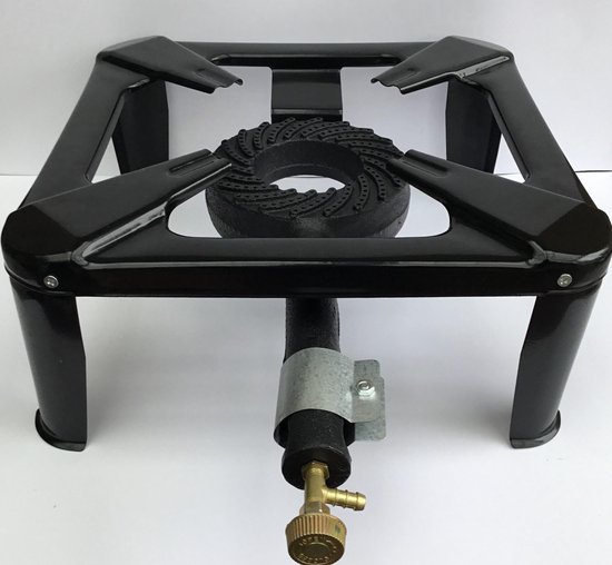 Wokbrander 30 X 30 cm - Gasbrander - Camping kooktoestel van Tobias