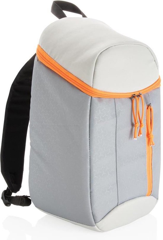 Xd Collection Koelrugzak 10 Liter Polyester Grijs/oranje van XD Collection
