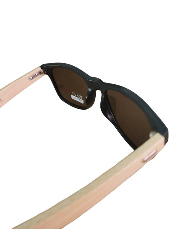 Xd Collection Zonnebril Uv 400 Tawestro Bamboe Naturel/zwart van XD Collection