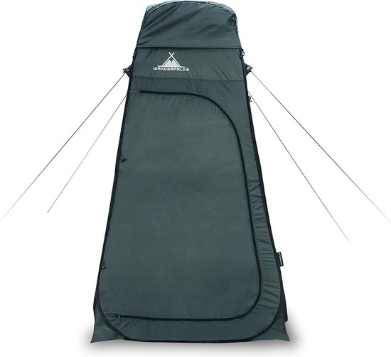 XL Pop-Up Tent - Omkleedtent, Toilettent & Douchetent voor Buiten & Camping - Inclusief Draagtas (Dennengroen) van Merkloos
