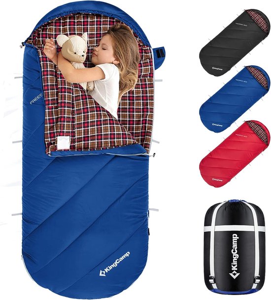 XL slaapzak campingslaapzak 3 seizoenen oversized voor volwassenen outdoor rugzakreizen, wandelen, licht voor binnen en buiten van Forceatt
