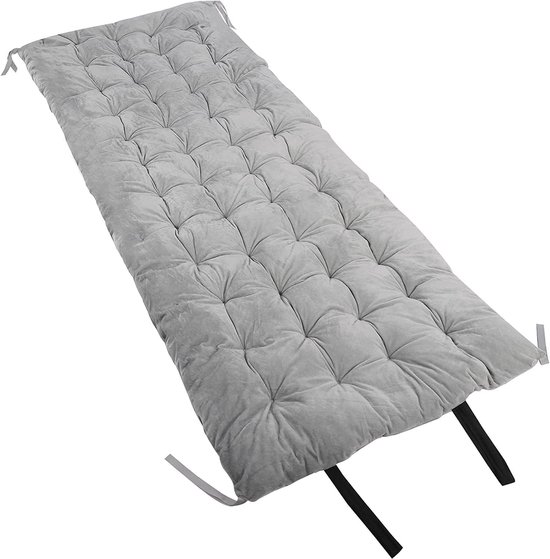 XL zacht campingbed, veldbedkussen, martratze voor veldbed, inklapbaar, 190 x 70 cm, comfortabel, goed dik katoenen kussen met hoogwaardige polyestervulling, slaapmatras pad