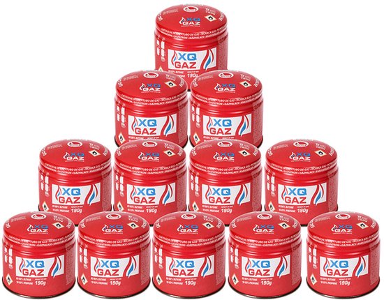 XQ Gaz Prikcartouche Gaspatroon 190 gr bulkpack 12 stuks van Merkloos