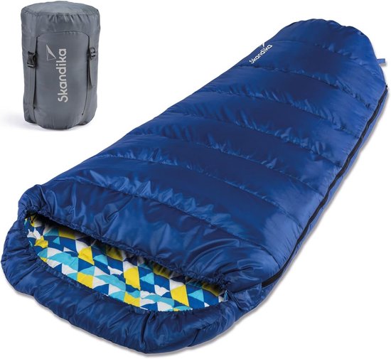 XXL Mummieslaapzak Flanel voor Volwassenen - 3 Seizoenen Koppelen van Merkloos