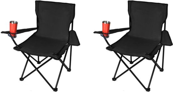 Yar Simplechair - Campingstoel - Inklapbaar Visstoel - Vouwstoel - Comfortabel - Opvouwbaar Stoel - Max. 120 KG - 2 stuks van YAR