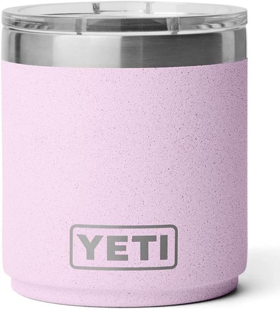 YETI Rambler 10 oz Stackable Lowball 2.0 Cherry Blossom – RVS Geïsoleerde Thermobeker met MagSlider Deksel