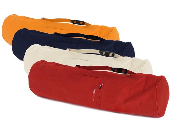 Yogatas yogibag extra big - katoen - 75 cm red Sporttas YOGISTAR van YOGISTAR