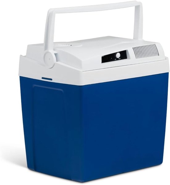 YOR® Elektrische koelbox 12 en 230 volt - Elektrische koelbox - Koelbox - Blauw - ‎30cm x 40cm x 40cm van Yor