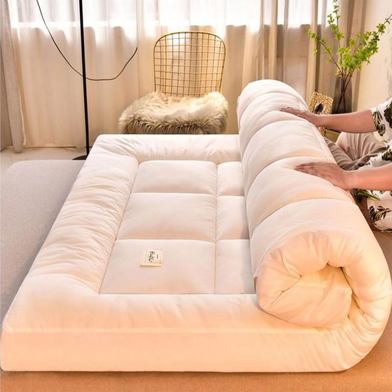 Zacht en Comfortabel Opvouwbaar Japans Tatami Matras voor Vloer Slapen - Diverse Maten van Merkloos
