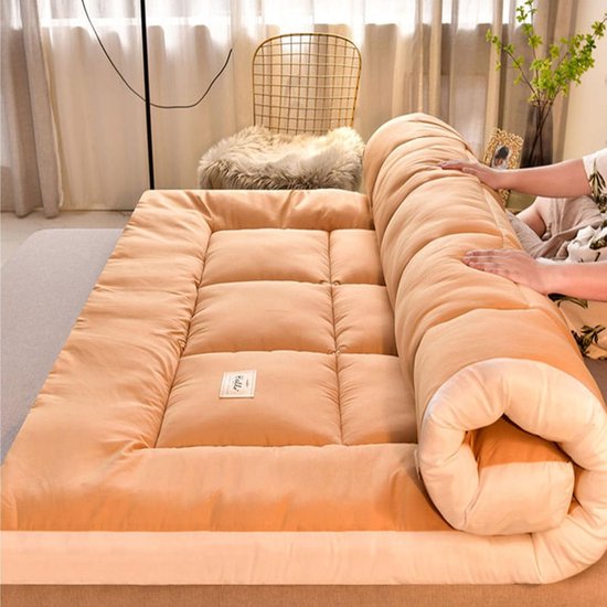 Zacht Opvouwbaar Tatami Matras - Japanse Stijl Vloerbed Hoes voor Appartement