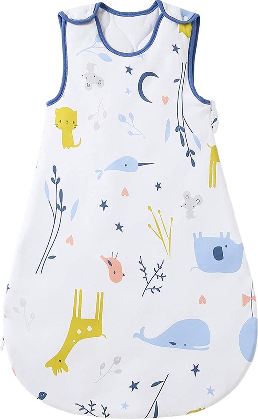 Zachte Babyslaapzak 2,5 TOG - Ademend en Comfortabel voor 0-6 maanden - 100% Katoen van Puckababy