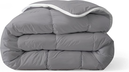 Zelesta Royalbed Anthracite 240x200cm - Dekbed zonder overtrek - 30 dagen proefslapen - Wasbaar hoesloos dekbed - Bedrukt dekbed - All year zomerdekbed & winterdekbed van Zelesta