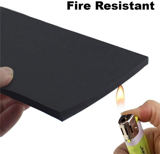 Zelfklevend Cellular Rubber Foam 300 mm x 3 mm x 2 m voor Deuren en Ramen, Geluiddemping, Weerbestendig, Impactbescherming en Isolatie