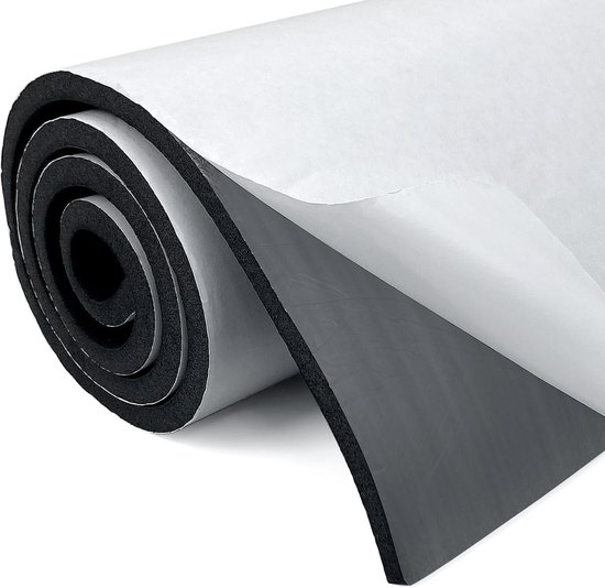 Zelfklevend Neopreen Foam Board voor Geluidsisolatie en Schokabsorptie - Multifunctionele Foam Rol, Niet-slip Isolatie, 300mm x 1.5mm x 3m