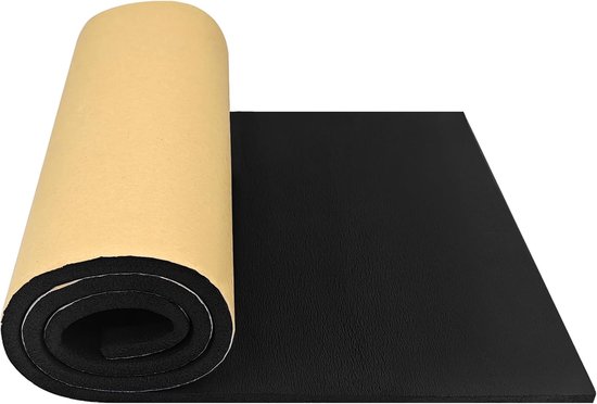 Zelfklevende Foam Mat 100 cm x 30 cm x 10 mm voor Geluidsisolatie, Warmte-isolatie en Vochtbescherming in Auto en Woonkamer