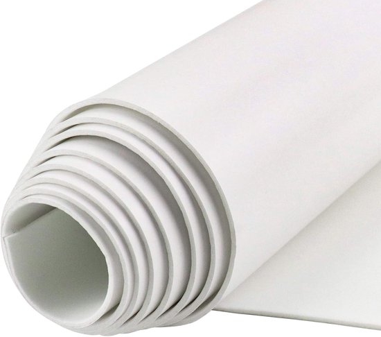 Zelfklevende Foam Rol, Cellrubber, 300mm x 1.5mm x 1.5m - Multifunctionele Neopreen Foam Vellen, Makkelijk te Snijden, Ideaal voor DIY Projecten en Isolatie