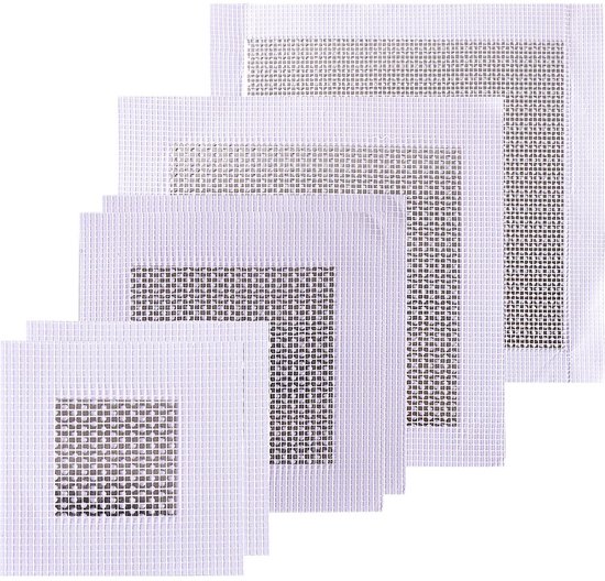 Zelfklevende Gaten Reparatiepatches voor Gipsplaat - 6 Stuks Muurherstelset van Merkloos