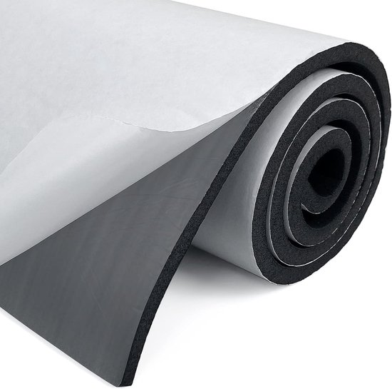 Zelfklevende Neopreen Foam Sheet 1.5m - 300mm x 6mm Geluidsisolatie, Antislip Isolatie en Schokabsorberende Buffers voor DIY Projecten