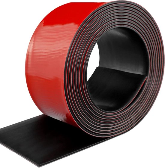 Zelfklevende Neopreen Rubber Rol, Antislip Mat voor Geluidsisolatie, Vloerafdichting en Trillingsdemping (150mm x 1.5mm x 6m)