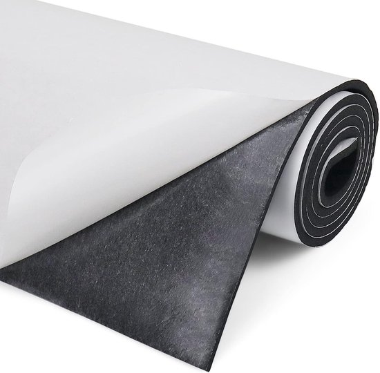 Zelfklevende Neopreen Schuimrol 1.5m - 300mm x 3mm DIY Schuimbladen voor Geluidsisolatie, Antislip Isolatie en Schokabsorberende Buffering