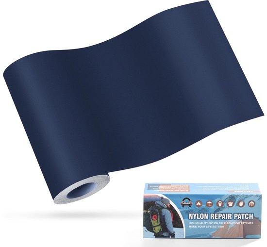 Zelfklevende Nylon Patches 10x160 cm - Waterdichte Reparatie Patch voor Tenten, Donsjacks en Slaapzakken van Merkloos