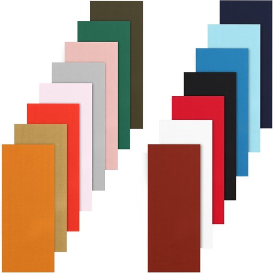 Zelfklevende Nylon Reparatie Vellen 15 Pak - Lichtgewicht Waterbestendige Vellen Kleding Jas Tent Slaapzak Gaten Reparatie - Duurzame Zelfklevende Plakkers Textiel-Reparatie