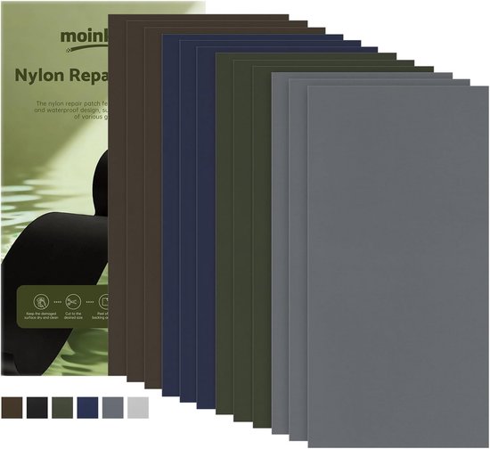 Zelfklevende Nylon Reparatiepatches Sterk Hechtend en Waterdicht voor Kleding en Outdooruitrusting